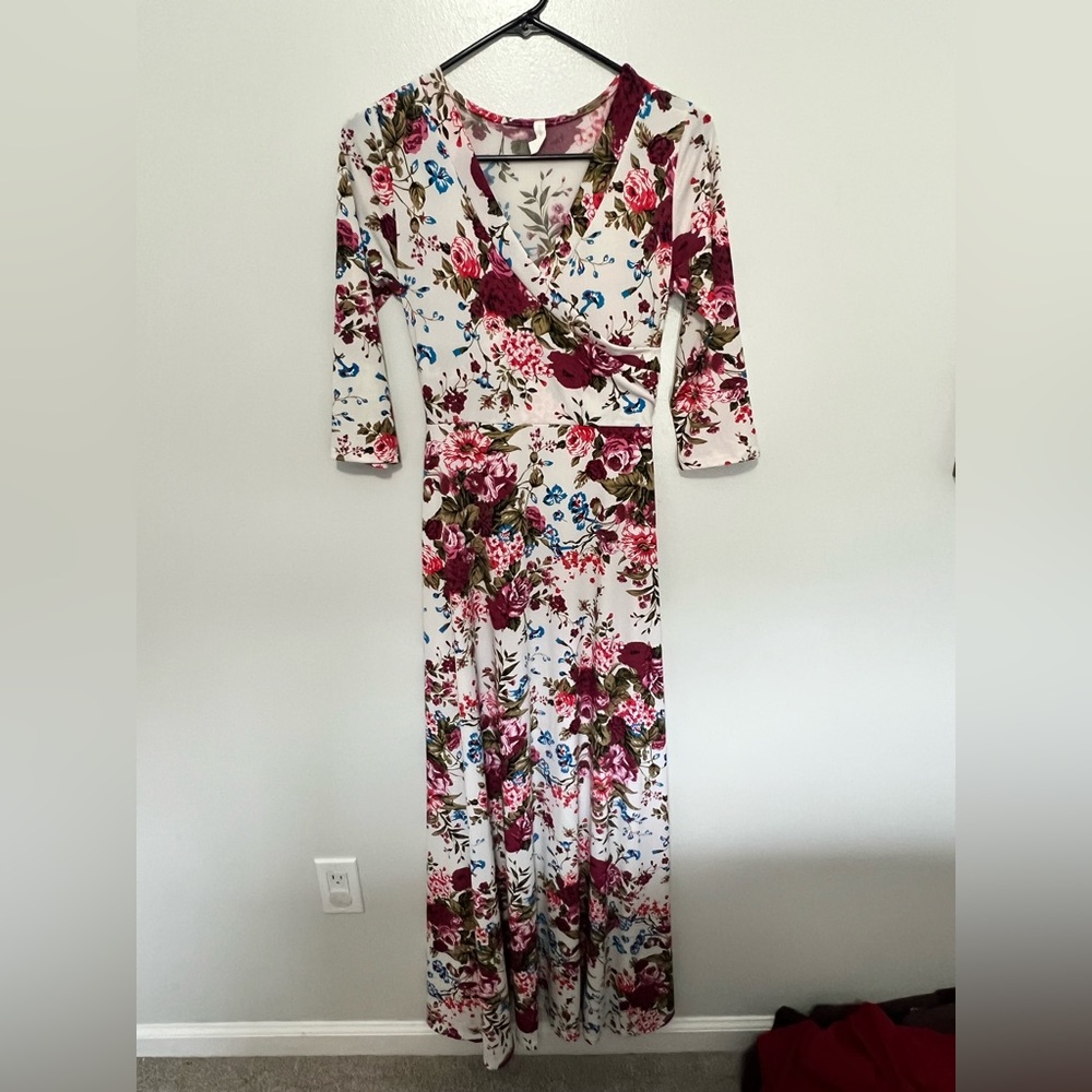 Pink Blush Maternity Dress
